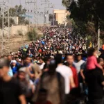 إسرائيل تعلن احتلال نصف القطاع و تدمير   ابراج غزة مع اجبارهم على النزوح