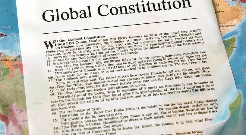 الدستور العالمي الجديد