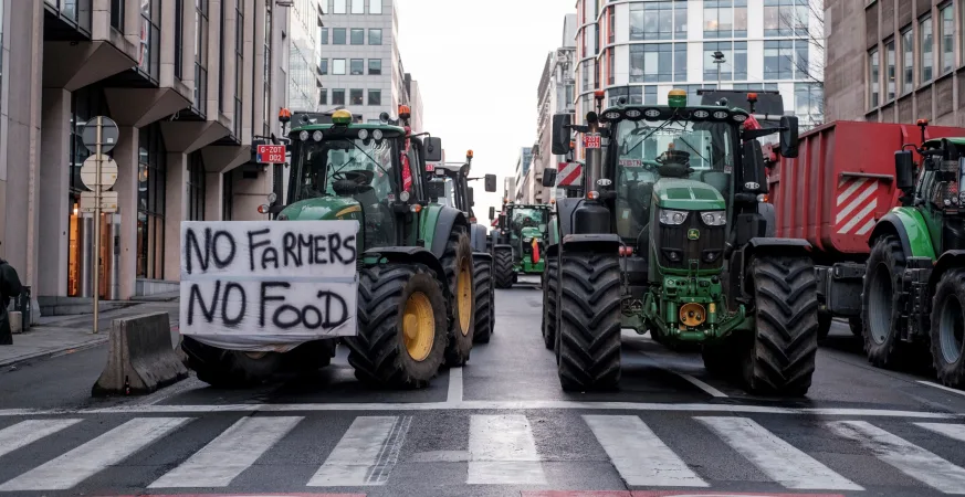 احتجاجات مزارعي اوروبا -١