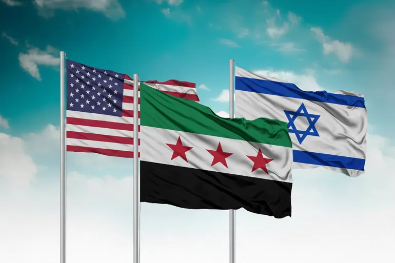 اعلام سورية أمريكية اسرائيليه