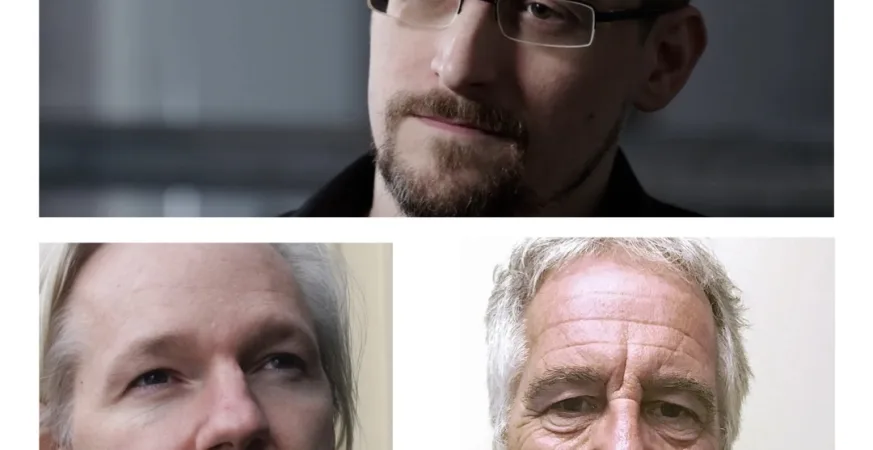 سنودين و ابستين و اسانج