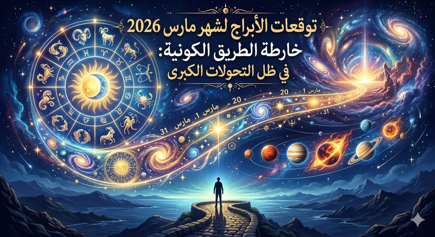 توقعات الأبراج لشهر مارس 2026: خارطة الطريق الكونية في ظل التحولات الكبرى صور كاسل جورنال العربيه