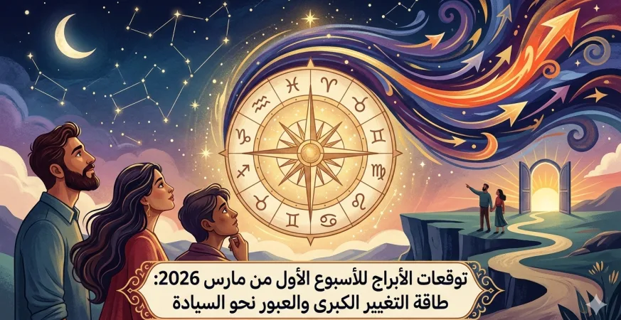 توقعات الأبراج للأسبوع الأول من مارس 2026: طاقة التغيير الكبرى والعبور نحو السيادة 6 - CJ العربية توقعات الأبراج للأسبوع الأول من مارس 2026: طاقة التغيير الكبرى والعبور نحو السيادة