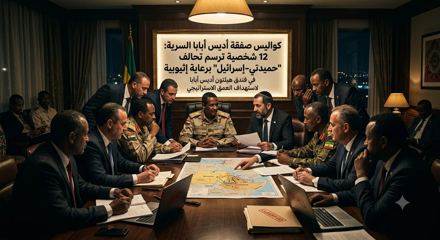 لقاء السودان و اثيوبيا و اسرائيل